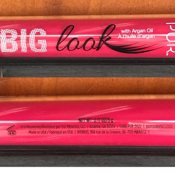 Pur Big Look Mascara in Black LENGTHENING, Volumizing Full Size *BNIB! - Picture 2 of 12